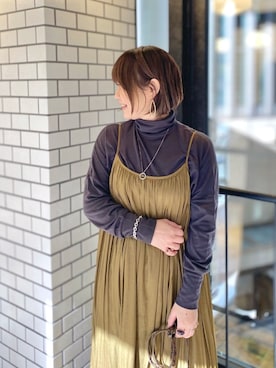 「PHILIPPE AUDIBERT（フィリップ オーディベール）のアイテム」を使った、miyabiさん（レディース・155cm）の冬コーディネート