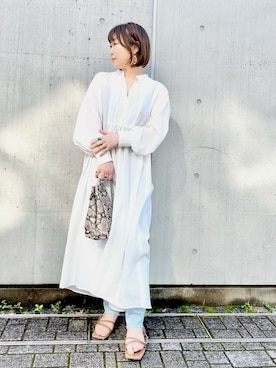 「YANUK（ヤヌーク）のアイテム」を使った、miyabiさん（レディース・155cm）の冬コーディネート