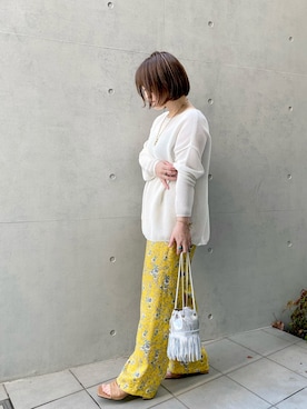 「marco masi（マルコマージ）のアイテム」を使った、miyabiさん（レディース・155cm）の冬コーディネート