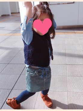 ＊Rikako＊さん（キッズ・90cm）の冬コーディネート