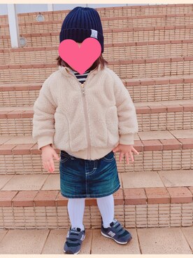＊Rikako＊さん（キッズ・90cm）の冬コーディネート