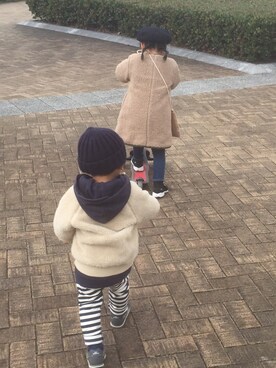 ＊Rikako＊さん（キッズ・100cm）の冬コーディネート