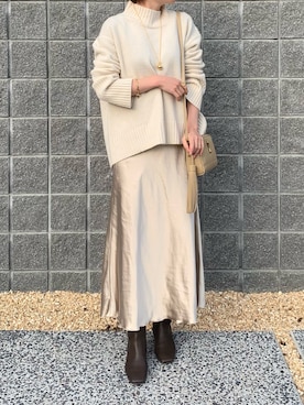 yukoooooo0620さん（レディース・161cm）の冬コーディネート