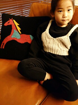 yuさん（キッズ・110cm）の春コーディネート