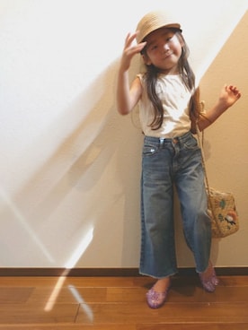 「ユナイテッドアローズ」｜「アイテム（キャップ）」を使った、yuさん（キッズ・110cm）の夏コーディネート