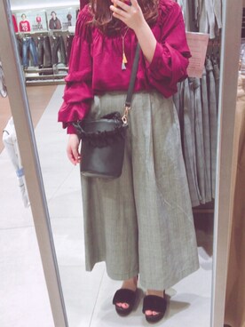 「tiptop（ティップトップ）のアイテム（シューズ）」を使った、mashさん（レディース・153cm）の秋コーディネート