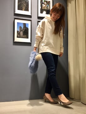 「AMERICAN HOLIC」｜mamiraさん（レディース・156cm）の冬コーディネート