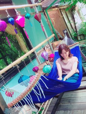 「AMERICAN HOLIC」｜mamiraさん（レディース・156cm）の夏コーディネート