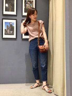 「URBAN RESEARCH ROSSO WOMEN（アーバンリサーチ　ロッソ）のアイテム（シューズ）」を使った、mamiraさん（レディース・156cm）の春コーディネート