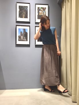 「H0183L20044」｜mamiraさん（レディース・156cm）の夏コーディネート