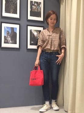 「AMERICAN HOLIC」｜mamiraさん（レディース・156cm）の夏コーディネート