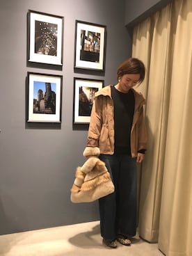 「AMERICAN HOLIC」｜mamiraさん（レディース・156cm）の秋コーディネート