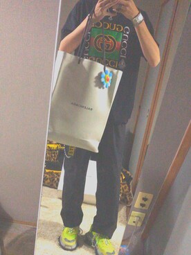 「BALENCIAGA」｜「アイテム（雑貨/ホビー）」を使った、ゆうまさん（メンズ・178cm）の夏コーディネート