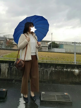 「OZOC（オゾック）のアイテム（腕時計）」を使った、るりさん（レディース・155cm）の冬コーディネート