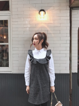 「Jeffrey Campbell（ジェフリーキャンベル）のアイテム」を使った、moさん（レディース・162cm）の春コーディネート