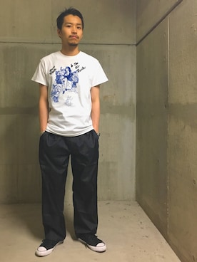 「SEDITIONARIES」｜Matsuda Koichiさん（メンズ・168cm）の夏コーディネート