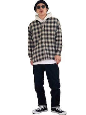 カズンコさん（メンズ・180cm）の冬コーディネート