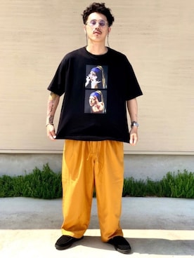 「スケートスタイル」｜「アイテム（その他）」を使った、カズンコさん（メンズ・180cm）の夏コーディネート