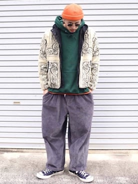 カズンコさん（メンズ・180cm）の冬コーディネート