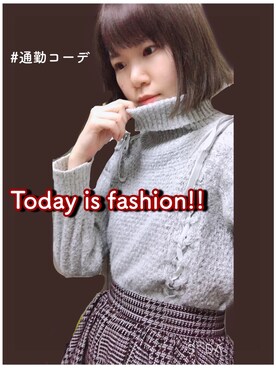 「L'EST ROSE（レストローズ）のアイテム」を使った、shoko.さん（レディース・168cm）の冬コーディネート