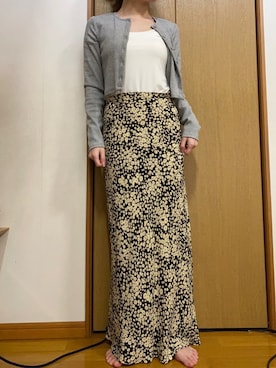 「EDIT. FOR LULU（エディットフォールル）のアイテム（スカート、その他）」を使った、REINA.さん（レディース・159cm）の春コーディネート
