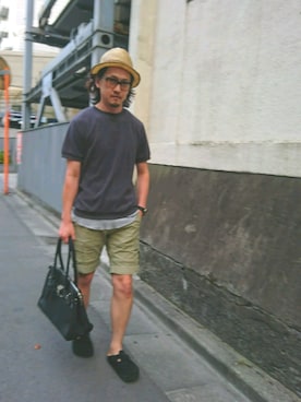 中年アシベさん(メンズ・170cm)の夏コーディネート