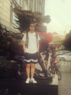 中年アシベさん（メンズ・170cm）の夏コーディネート