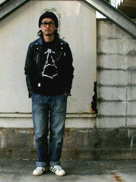 中年アシベさん（メンズ・170cm）の秋コーディネート