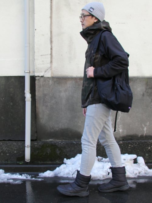 中年アシベ The North Faceのニットキャップ ビーニーを使ったコーディネート Wear