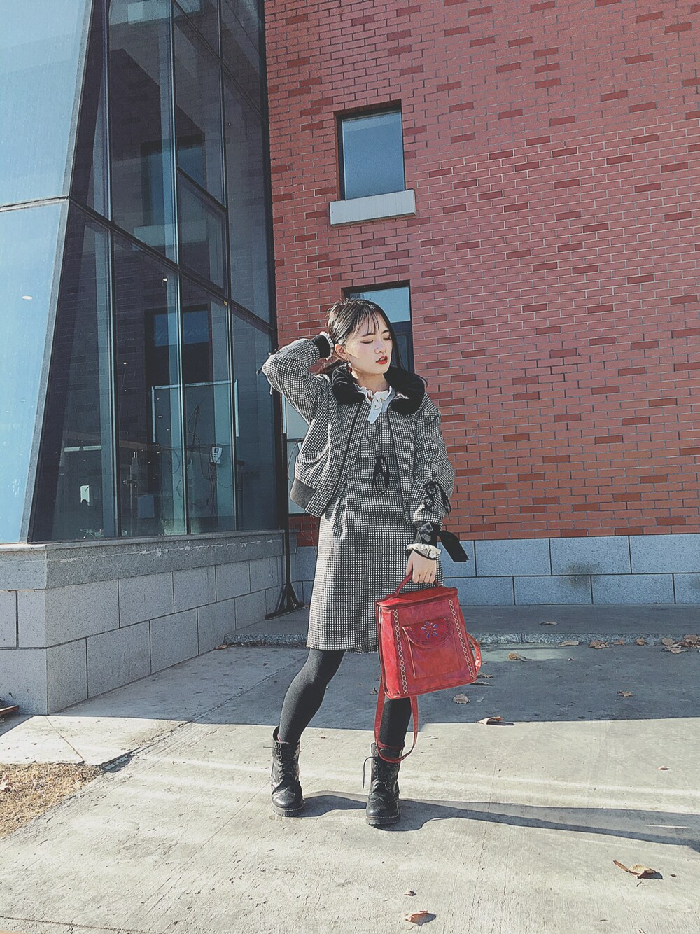 「VINTAGE、girl、90’s、fint、fintの秋フェス、Fintの冬コーデ」｜「F i.n.tのアイテム（トップス、ホワイト系）」を使った、Meschaosさん（レディース・155cm）の秋コーディネートの1枚目の写真