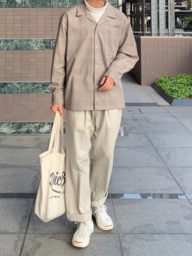 「JAM（ジャム）のアイテム」を使った、なりゅーさん（メンズ・177cm）の春コーディネート