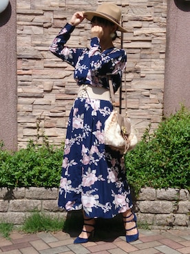 「KOBE LETTUCE」｜「アイテム（その他）」を使った、こうめさん（レディース・155cm）の秋コーディネート