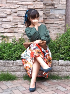 「rps（アールピーエス）のアイテム（その他トップス）」を使った、こうめさん（レディース・155cm）の秋コーディネート