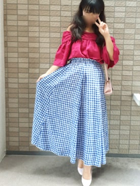 「DRWCYS（ドロシーズ）のアイテム（トップス）」を使った、こうめさん（レディース・155cm）の秋コーディネート