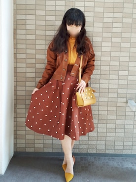 「WEGO（ウィゴー）のアイテム（その他アウター）」を使った、こうめさん（レディース・155cm）の秋コーディネート