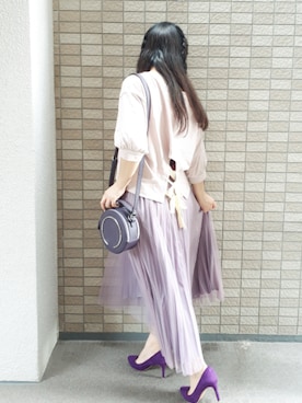 「夢展望（ユメテンボウ）のアイテム」を使った、こうめさん（レディース・155cm）の夏コーディネート