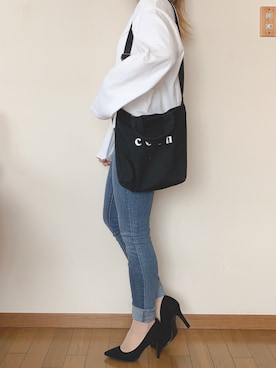 「白T×デニム」｜maruuさん（レディース・150cm）の春コーディネート
