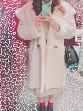 ayk☺︎さん（レディース・158cm）の冬コーディネート