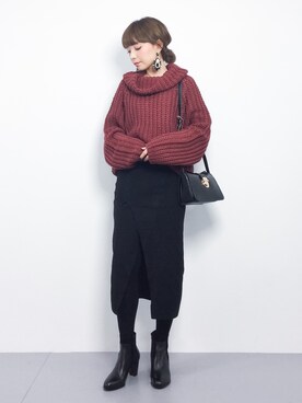 ayumi sato さん(レディース・155cm)の冬コーディネート
