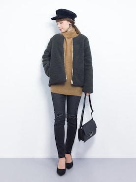 ayumi sato さん(レディース・155cm)の冬コーディネート