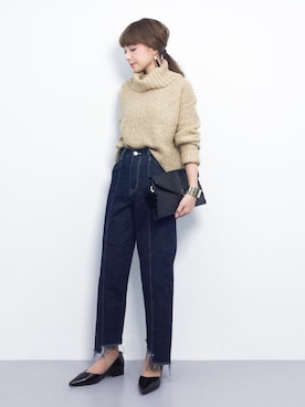 ayumi  sato さん（レディース・155cm）の冬コーディネート