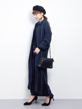 ayumi  sato さん（レディース・155cm）の冬コーディネート