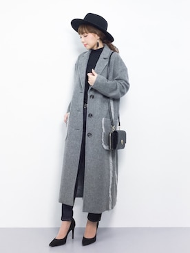 「Banner Barrett（バナーバレット）のアイテム（その他アウター）」を使った、ayumi  sato さん（レディース・155cm）の冬コーディネート