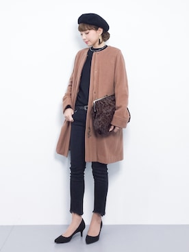 ayumi sato さん(レディース・155cm)の冬コーディネート