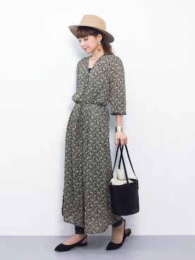 ayumi  sato さん（レディース・155cm）の冬コーディネート