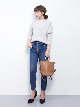 「VONDEL（フォンデル）のアイテム」を使った、ayumi  sato さん（レディース・155cm）の冬コーディネート