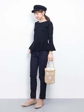 ayumi  sato さん（レディース・155cm）の春コーディネート