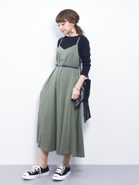 ayumi  sato さん（レディース・155cm）の冬コーディネート