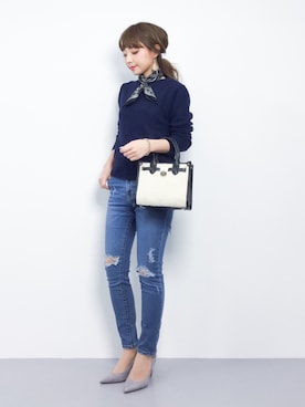 ayumi  sato さん（レディース・155cm）の春コーディネート