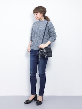 ayumi  sato さん（レディース・155cm）の春コーディネート